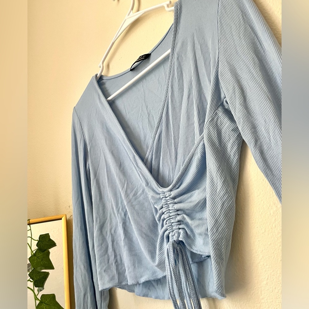 s baby blue long sleeve
